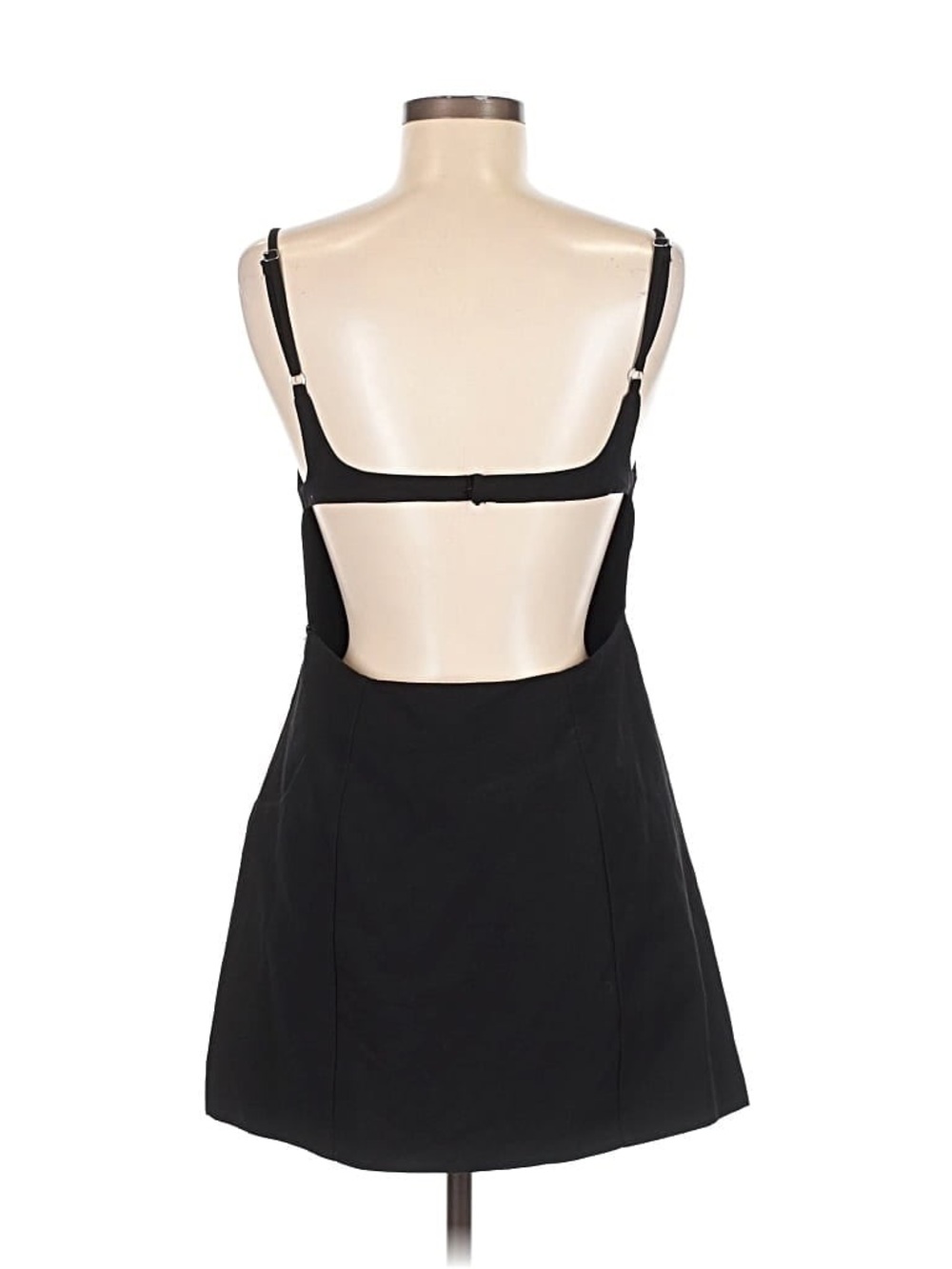 Zara Black Mini Dress with Open Back